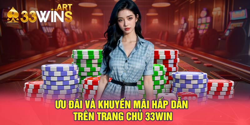 Ưu đãi và khuyến mãi hấp dẫn trên trang chủ 33win